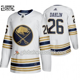 Buffalo Sabres Hockeydrakt Rasmus Dahlin 26 50th Anniversary Adidas 2019-2020 Hvit Authentic - Barn